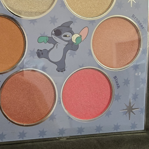 NEW DISNEY STITCH Complexion Palette 6 Shades of Bronzer, Highlighter, Blush - Picture 11 of 12